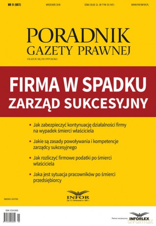 Firma w spadku - zarząd sukcesyjny [KSIĄŻKA]