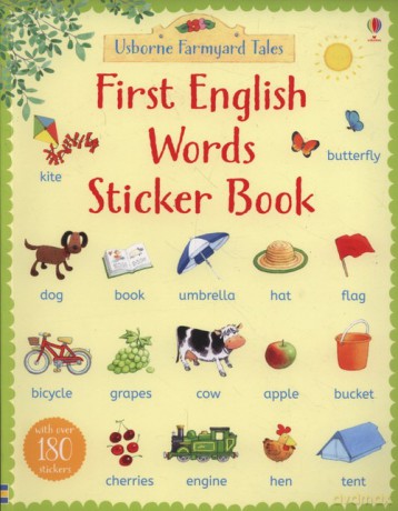 First English Words Sticker Book - Heather Amery [KSIĄŻKA]