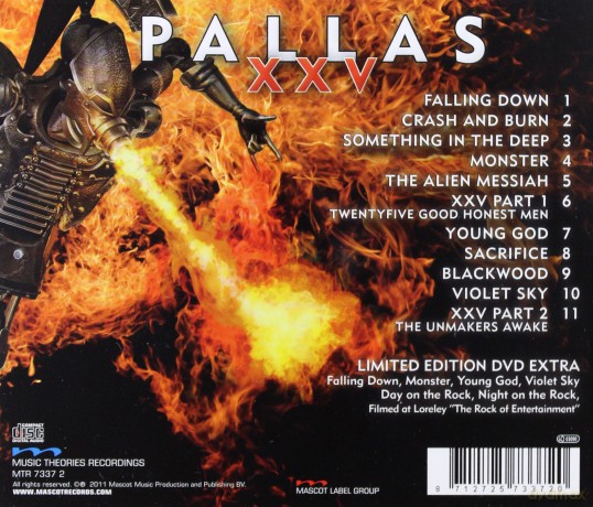 Pallas: XXV Limited Edition [CD]+[DVD]
