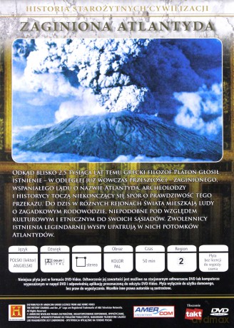 Historia Starożytnych Cywilizacji: Zaginiona Atlantyda [DVD]
