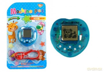 Gra elektroniczna Tamagotchi + smycz niebieska [GRA]