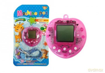 Gra elektroniczna Tamagotchi + smycz różowa [GRA PLANSZOWA]