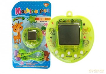 Gra elektroniczna Tamagotchi + smycz zielona [GRA]