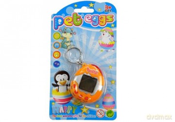 Gra elektroniczna Tamagotchi zwierzątko jajeczko żółty [GRA]