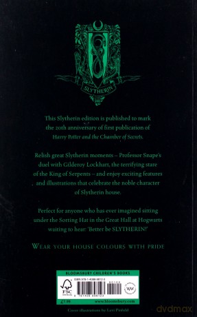 Harry Potter and the Chamber of Secrets Slytherin Edition - J.K. Rowling [KSIĄŻKA]