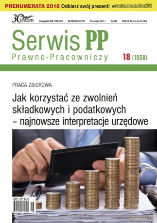 Jak korzystać ze zwolnień składkowych i podatkowych-najnowsze interpretacje urzędowe - opracowanie zbiorowe [KSIĄŻKA]