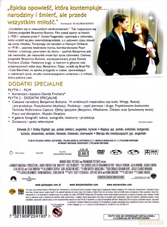 Ciekawy przypadek Benjamina Buttona (Premium Collection) [2DVD]