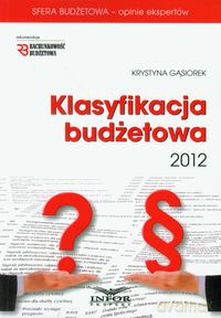 Klasyfikacja budżetowa 2012 - Krystyna Gąsiorek [KSIĄŻKA]