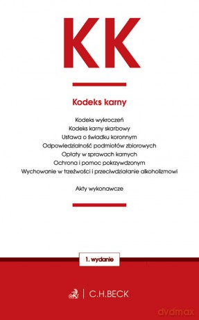 Kodeks karny oraz ustawy towarzyszące [KSIĄŻKA]
