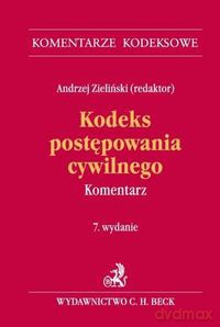 Kodeks postępowania cywilnego Komentarz [KSIĄŻKA]