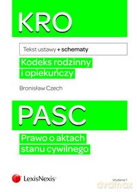 Kodeks rodzinny i opiekuńczy ze schematami Prawo o aktach stanu cywilnego - Bronisław Czech [KSIĄŻKA]