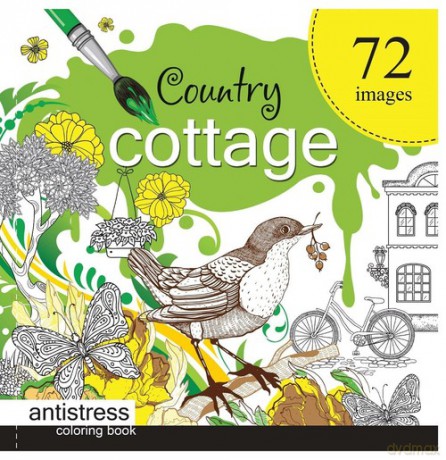 Kolorowanka antystresowa Country cottage [KSIĄŻKA]