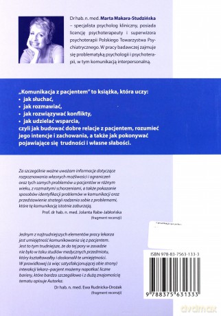 Komunikacja z pacjentem - Marta Makara-Studzińska [KSIĄŻKA]