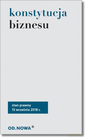 Konstytucja biznesu [KSIĄŻKA]