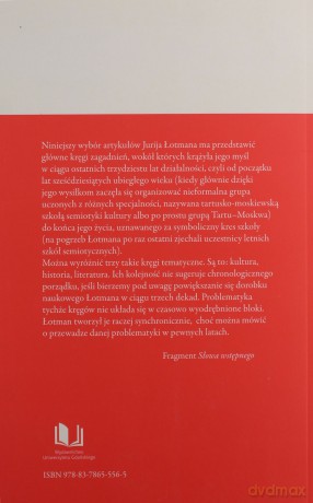 Kultura Historia Literatura - Jurij Łotman [KSIĄŻKA]