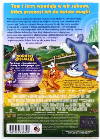 Tom i Jerry: Czarnoksiężnik z krainy Oz [DVD]