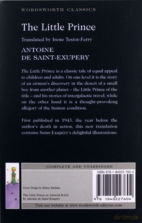 Little Prince - Saint-Exupery Antoine De [KSIĄŻKA]