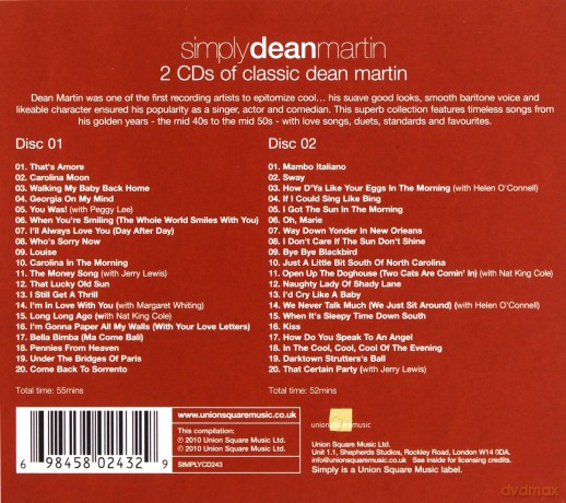 Dean Martin: Simply [2CD]