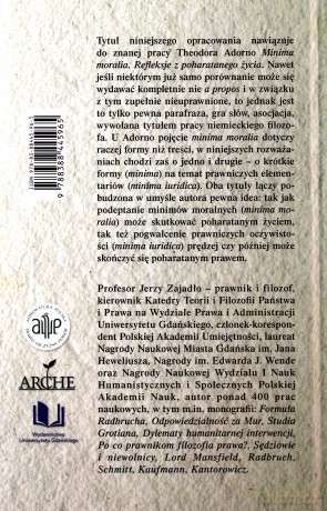 Minima Iuridica - Jerzy Zajadło [KSIĄŻKA]