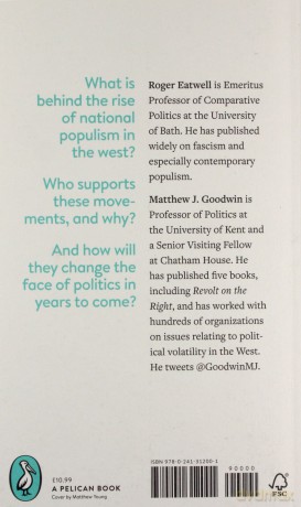 National Populism - Roger Eatwell, Matthew Goodwin [KSIĄŻKA]