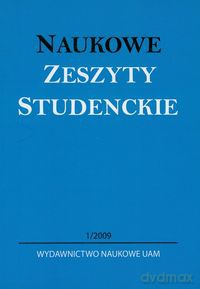 Naukowe Zeszyty Studenckie 1/2009 - Michał Klichowski [KSIĄŻKA]