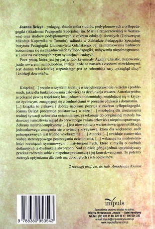Niepełnosprawność Edukacja Dorosłość - Joanna Belzyt [KSIĄŻKA]