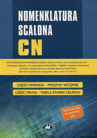 Nomenklatura scalona CN [KSIĄŻKA]