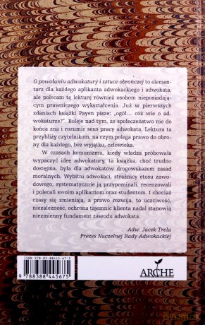 O powołaniu adwokatury i sztuce obrończej - Payen Fernand [KSIĄŻKA]
