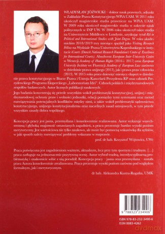 Ochrona wyższego niż unijny konstytucyjnego standardu prawa jednostki i tożsamości konstytucyjnej RP - Władysław Jóźwicki [KSIĄŻKA]