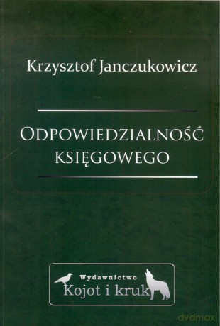 Odpowiedzialność księgowego - Krzysztof Janczukowicz [KSIĄŻKA]