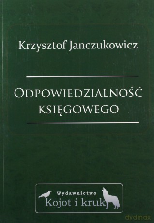 Odpowiedzialność księgowego - Krzysztof Janczukowicz [KSIĄŻKA]