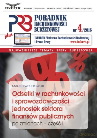Odsetki w rachunkowości i sprawozdawczosci jsfp po zmianach cz.I [KSIĄŻKA]