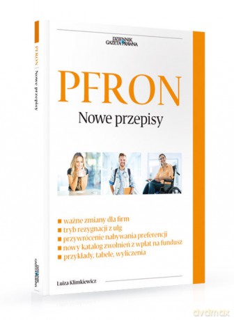 PFRON Nowe przepisy - Luiza Klimkiewicz [KSIĄŻKA]