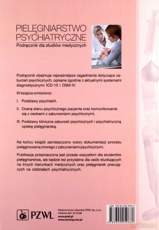 Pielęgniarstwo psychiatryczne [KSIĄŻKA]