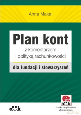 Plan kont z komentarzem i polityką rachunkowości dla fundacji i stowarzyszeń - Anna Makal [KSIĄŻKA]