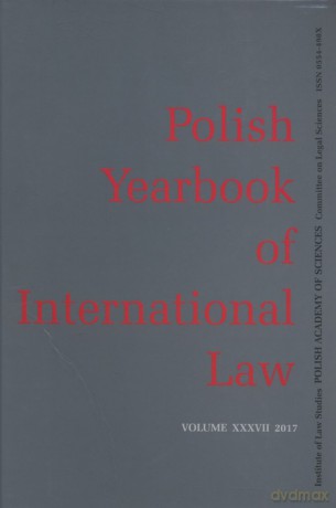 Polish yearbook of international law XXXVII/17 [KSIĄŻKA]