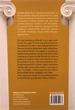 Powołanie filozofii Esej metafilozoficzny - Stanisław Rainko [KSIĄŻKA]