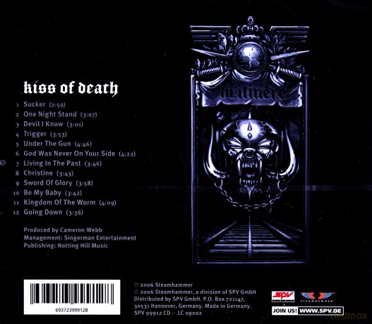 Motorhead: Kiss Of Death [CD]