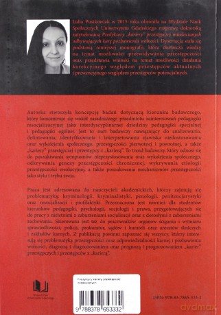 Predyktory "kariery" przestępczej młodocianych - Lidia Pustkowiak [KSIĄŻKA]