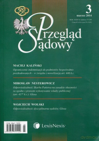 Przegląd Sądowy 3/2014 [KSIĄŻKA]