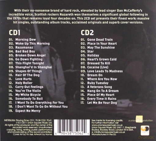 Nazareth: Bad Bad Boyz [2CD]