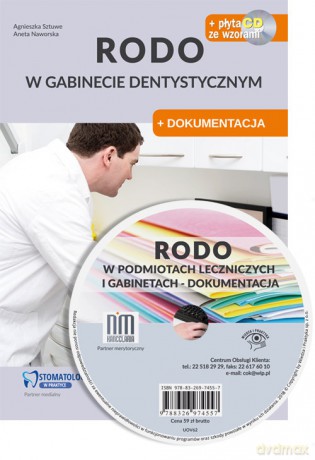 RODO w gabinecie dentystycznym z wzorami na płycie CD - Aneta Naworska, Agnieszka Sztuwe [KSIĄŻKA]