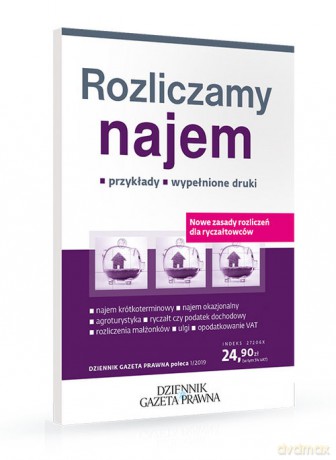 Rozliczamy najem Przykłady wypełnione druku - Radosław Kowalski [KSIĄŻKA]