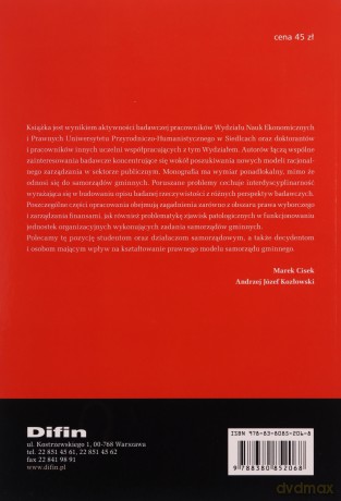Samorząd gminny w Polsce [KSIĄŻKA]