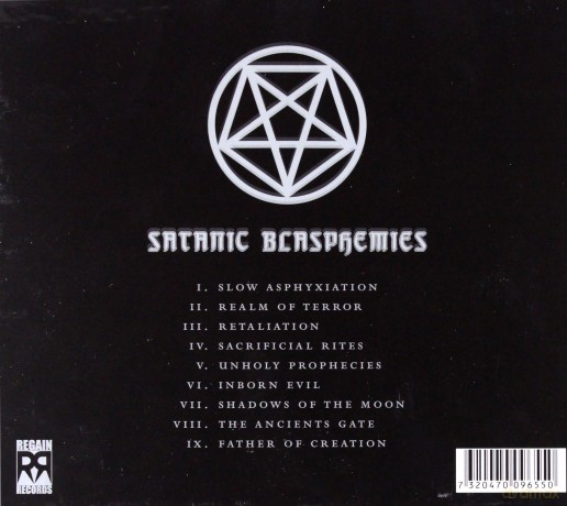 Necrophobic: Satanic Blasphemies [CD]