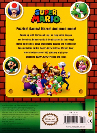 Super Mario: Official Sticker Book [KSIĄŻKA]