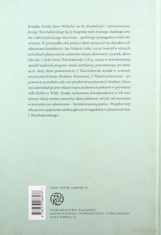 Sztuka Jana Wałacha na tle działalności i piśmiennictwa Jerzego Warchałowskiego - Michał Kawulok [KSIĄŻKA]
