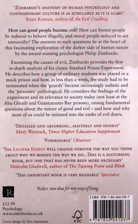 The Lucifer Effect - Philip Zimbardo [KSIĄŻKA]
