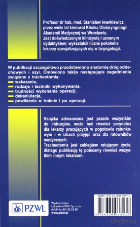 Tracheotomia - Stanisław Iwankiewicz [KSIĄŻKA]