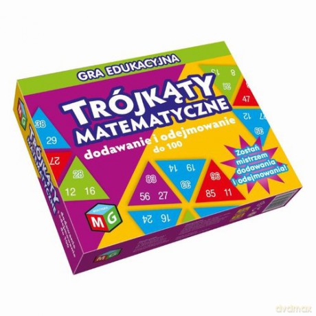 Trójkąty Matematyczne dodawanie i odejmowanie [GRA PLANSZOWA]